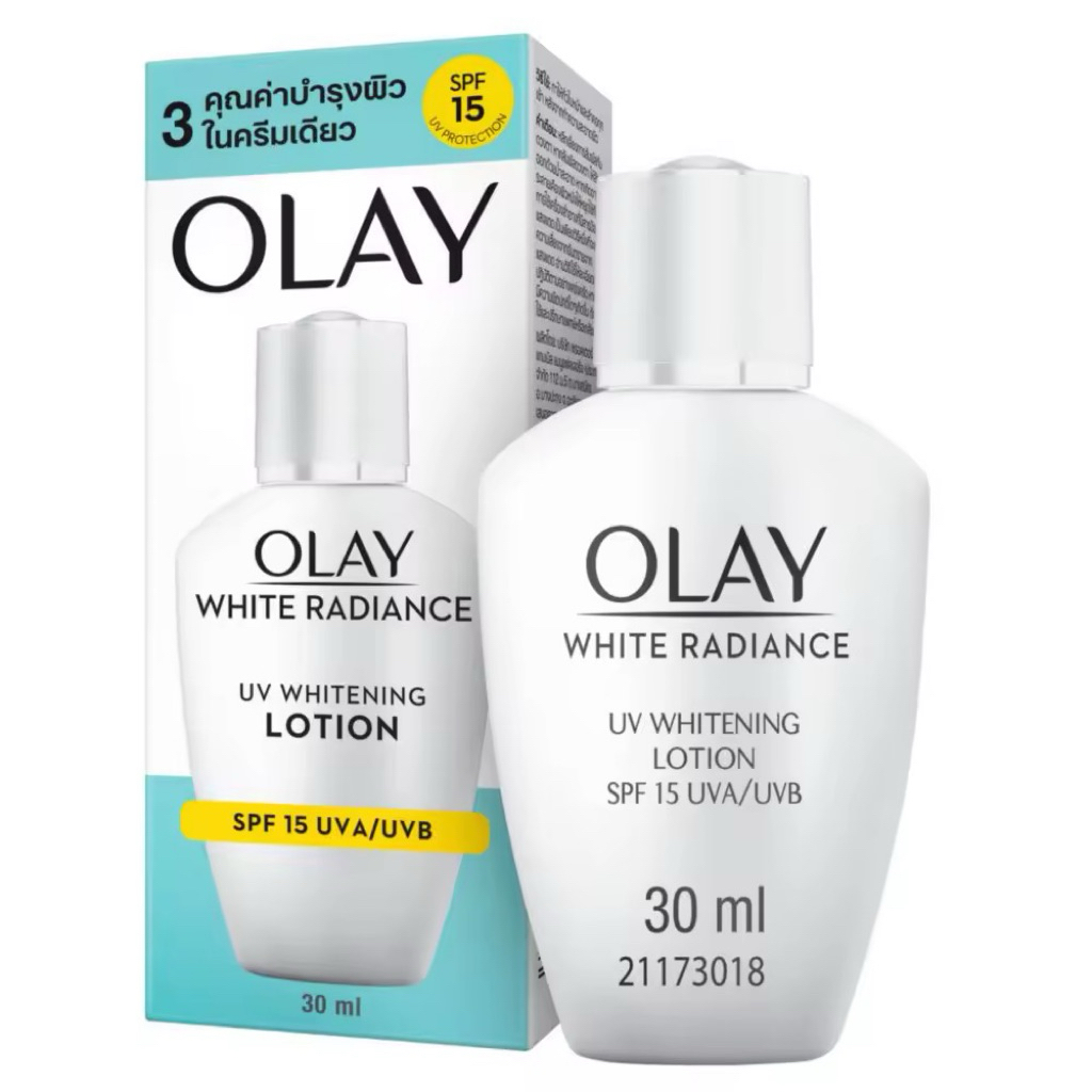 โอเลย์ ไวท์ เรเดียนซ์ ยูวี ไวท์เทนนิ่ง โลชั่น (Olay White Radiance UV Whitening Lotion SPF15) ขนาด 30 มล.