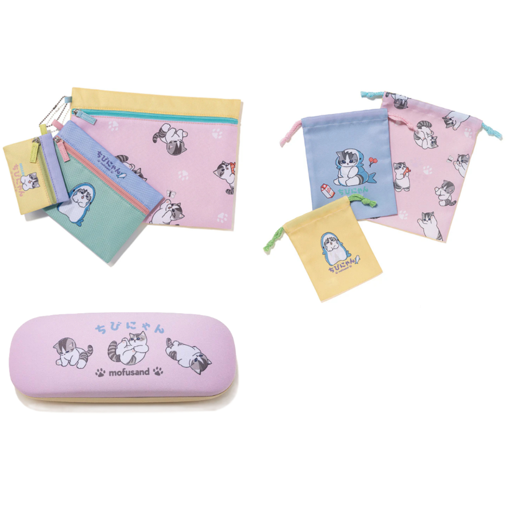 [Direct from Japan] mofusand Chibi Nyan Pouch & Eyeglasses case Series Japan NEW