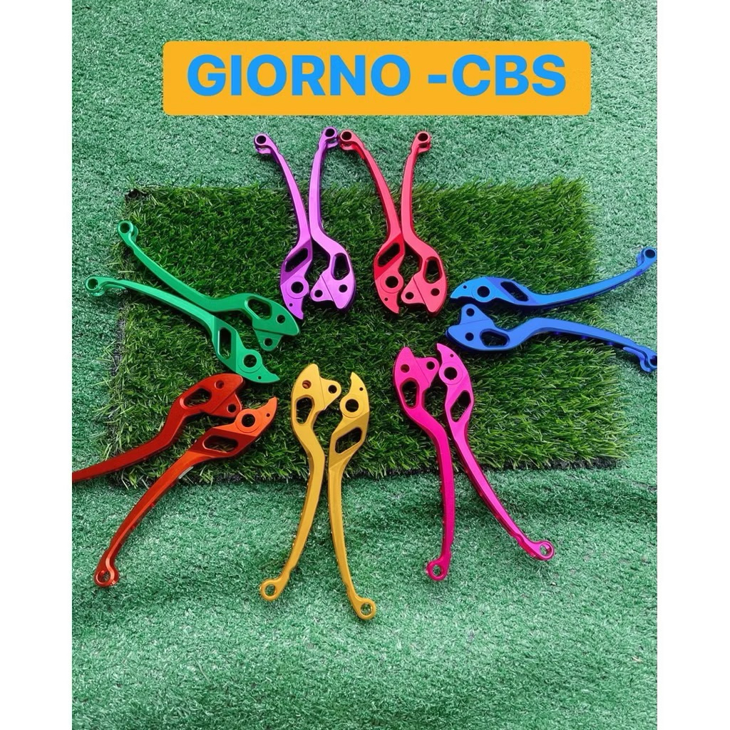 CBS มือเบรคGIORNO cbs มือเบรคจีออโน่ ก้านเบรค มือเบรค CNC มีสีให้เลือกหลายสี งานสวย ทน