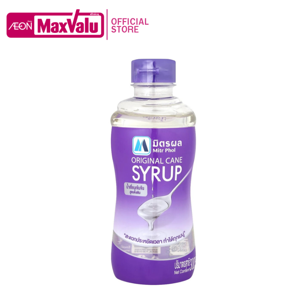 น้ำเชื่อม ตรา มิตรผล Mitr Phol Natural Cane Syrup ขนาด 800 ml. (05-3747)