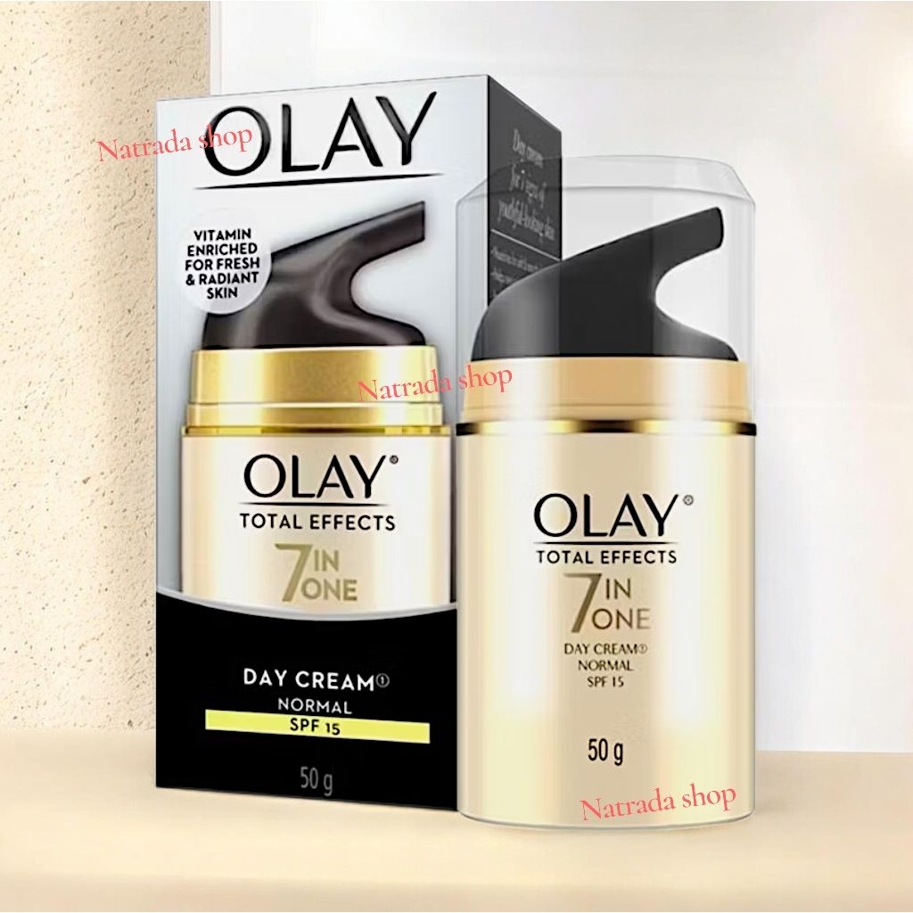 Olay Total Effects 7in1 Day Cream Nomal Spf15  50g.โอเลย์  โททอล เอฟเฟ็กส์ 7อิน1