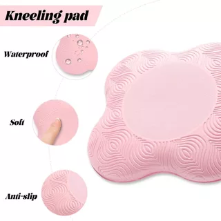 1PC แผ่นรองเข่าโยคะ - วัสดุพิลาทิส ป้องกันลื่น+ดูดซับแรงกระแทก - สำหรับข้อศอก ออกแบบในประเทศไทย G3453