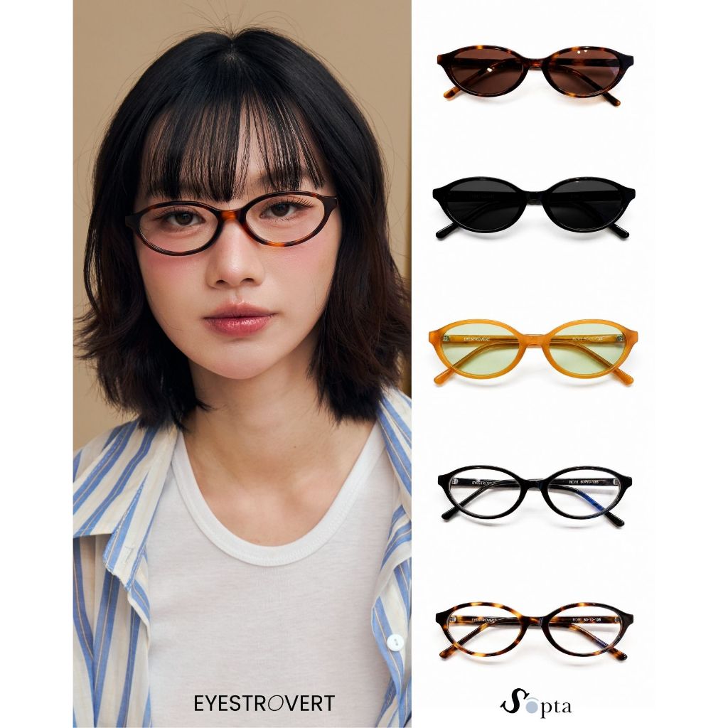 SOPTA OPTICAL - กรอบแว่น แว่นตา EYESTROVERT รุ่น RORI (เลนส์กรองแสง)