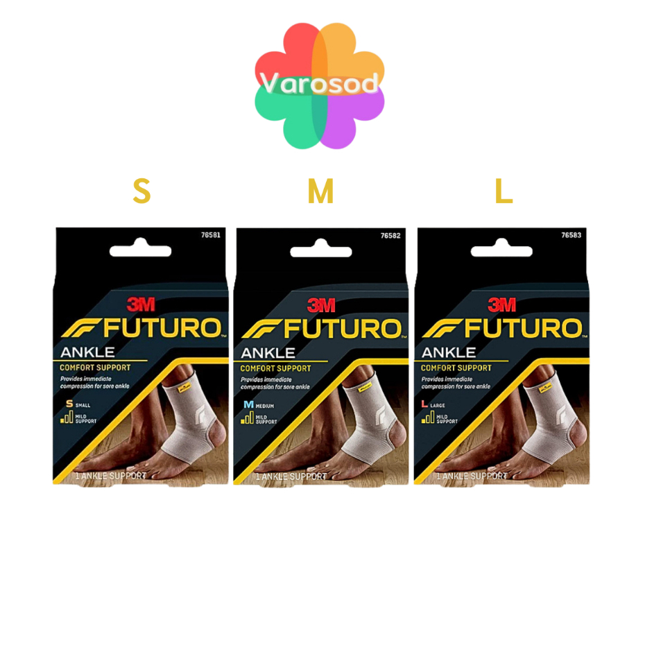 3M Futuro ฟูทูโร่ อุปกรณ์พยุงข้อเท้า ชนิดสวม ช่วยพยุงข้อเท้า และบรรเทาอาการปวด [Size S, M, L]