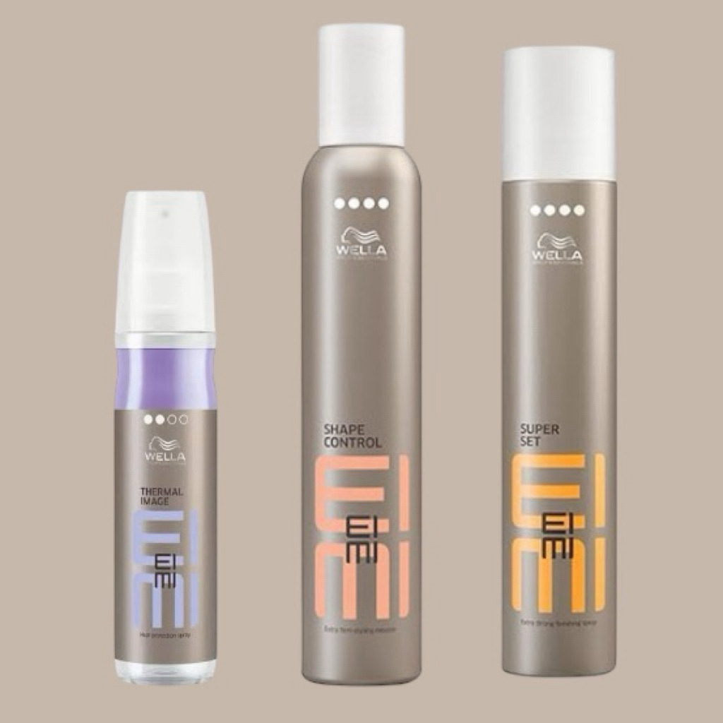 Wella EIMI Super Set Spray / Shape Control / Extra Volume / Boost Bounce Mousse / Thermal Image Spra