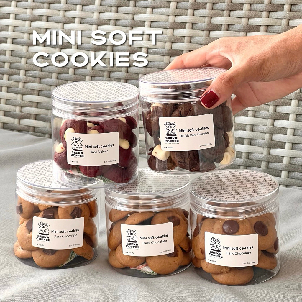มินิซอฟท์คุกกี้ อร่อยพอดีคำ ทานคู่นมอร่อยมาก / mini soft cookies