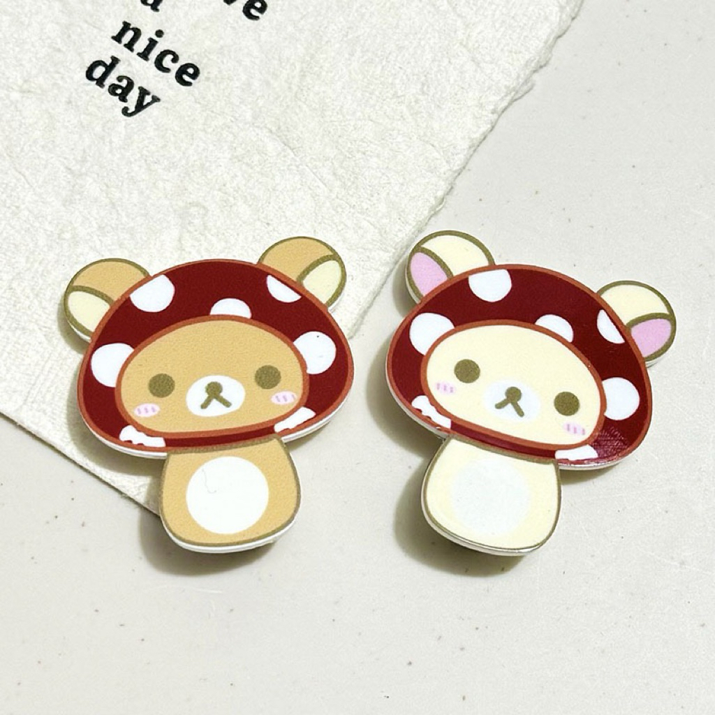 กิ๊บติดผมหมีมินิมอลสุดคิ้วท์ 🐻✨ ลายเกาหลี สไตล์ลูกคุณ หนีบแน่น ไม่กินผม