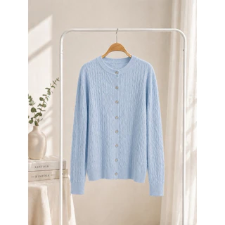 OVERSIZE -TOP เสื้อคลุมโอเวอร์ไซส์แบบถักเกลียวรุ่น OVERTOP
