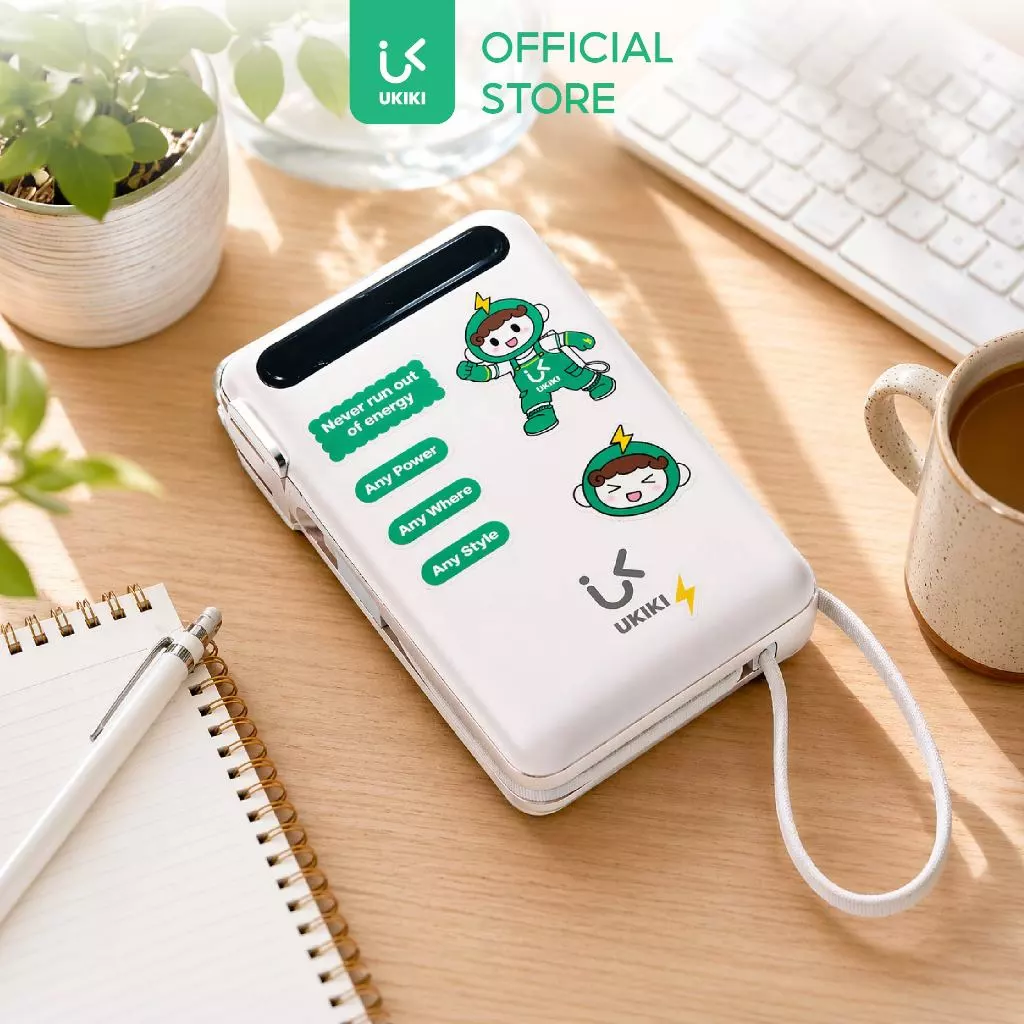 [ของแถม] UKIKI Sticker สติ๊กเกอร์ ลายลิมิเต็ด กันน้ำ เหมาะสำหรับติดพาวเวอร์แบงค์ thumbnail 3