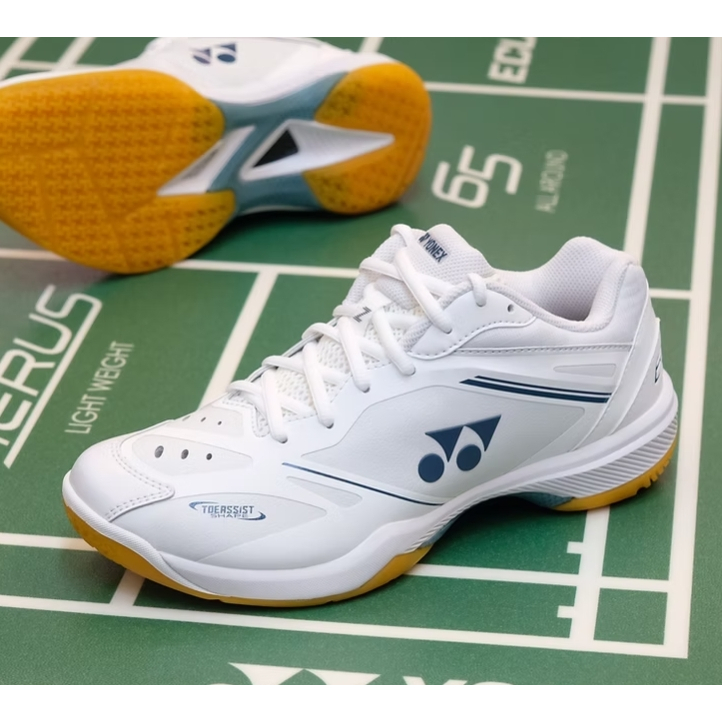สินค้าพร้อมส่ง รองเท้าแบดมินตันYONEX  POWER CUSHION 65 Z4 สีขาว หน้า men & wide ( ก่อนกดสั่งซื้อทักแ
