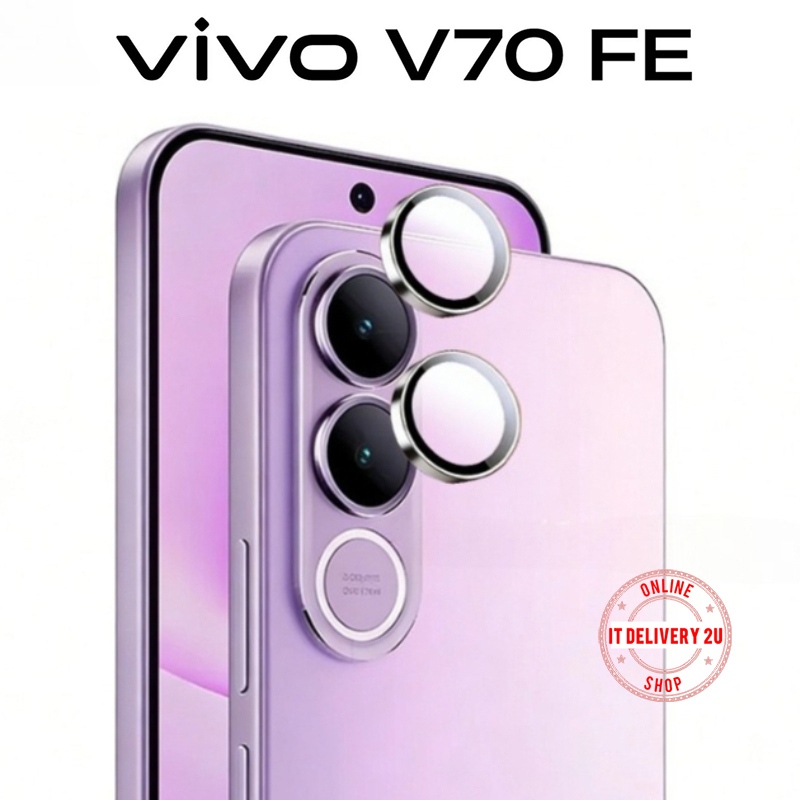 กันรอยเลนส์กล้อง Vivo V70 FE / V70FE กันเลนส์กล้อง วีโว่ Vivo V70FE Camera Lens Protector Glass