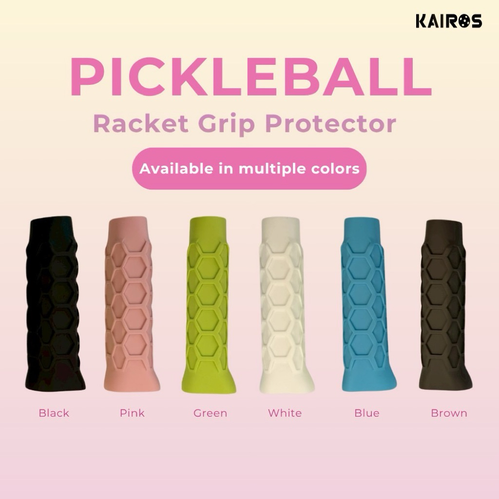 ซิลิโคนสวมด้ามจับไม้พิคเคิลบอลPickleball paddle handle grip อุปกรณ์เสริมแร็กเกต