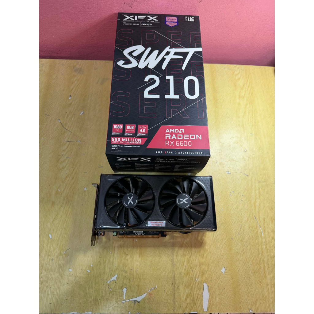 ขายการ์ดจอมือสอง XFX SPEEDSTER SWFT210 RX 6600 8GB GDDR6