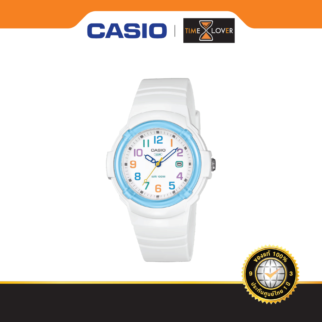 CASIO รุ่น LX-800H-7A2V แท้ 100% ประกันศูนย์ สีสันสุดป๊อป เรือนผู้หญิง กันน้ำ 100