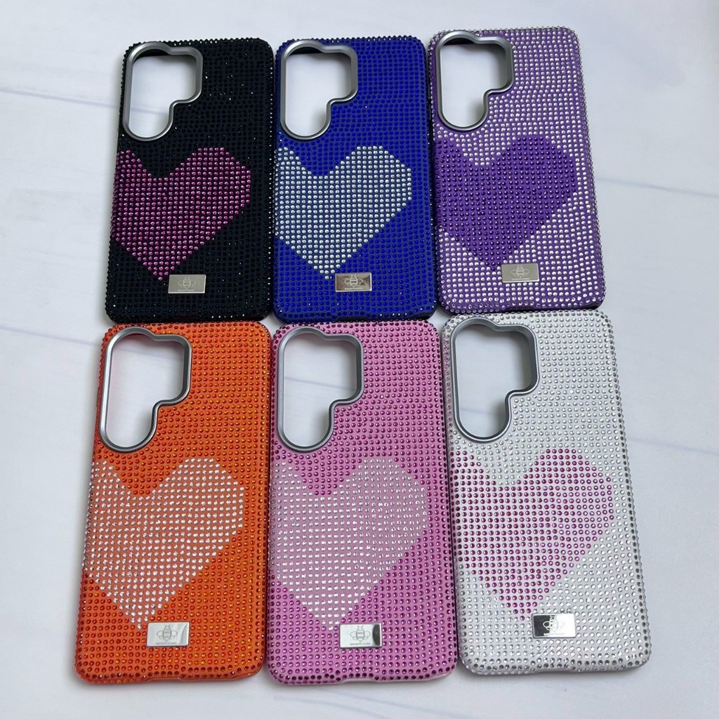 เคส S26 Ultra  / S25 Ultra / S24 Ultra Case MEEPHONE Lucian Glitter เคสเพชร หัวใจ (THพร้อมส่ง ในไทย)