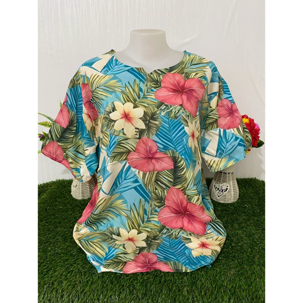 เสื้อสปัน เสื้อสาวอวบ ไซส์ใหญ่ ใส่สบาย  ผ้านิ่มใส่สบาย รุ่น1016