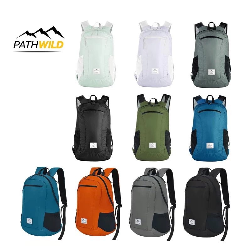 NATUREHIKE NH17A012-B ULTRALIGHT FOLDING BACKPACK (Yunyan) กระเป๋าเป้ DAYPACK ช่องใส่ของเยอะ ผ้ากันน้ำ เบาพับเก็บได้เล็ก