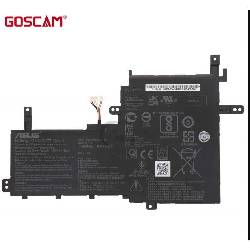 ✿แบตเตอรี่แล็ปท็อป B31n1842สำหรับ Asus S15 s531fa v531fl x531fa k513ea s531fl m513ua x513ea x513eq