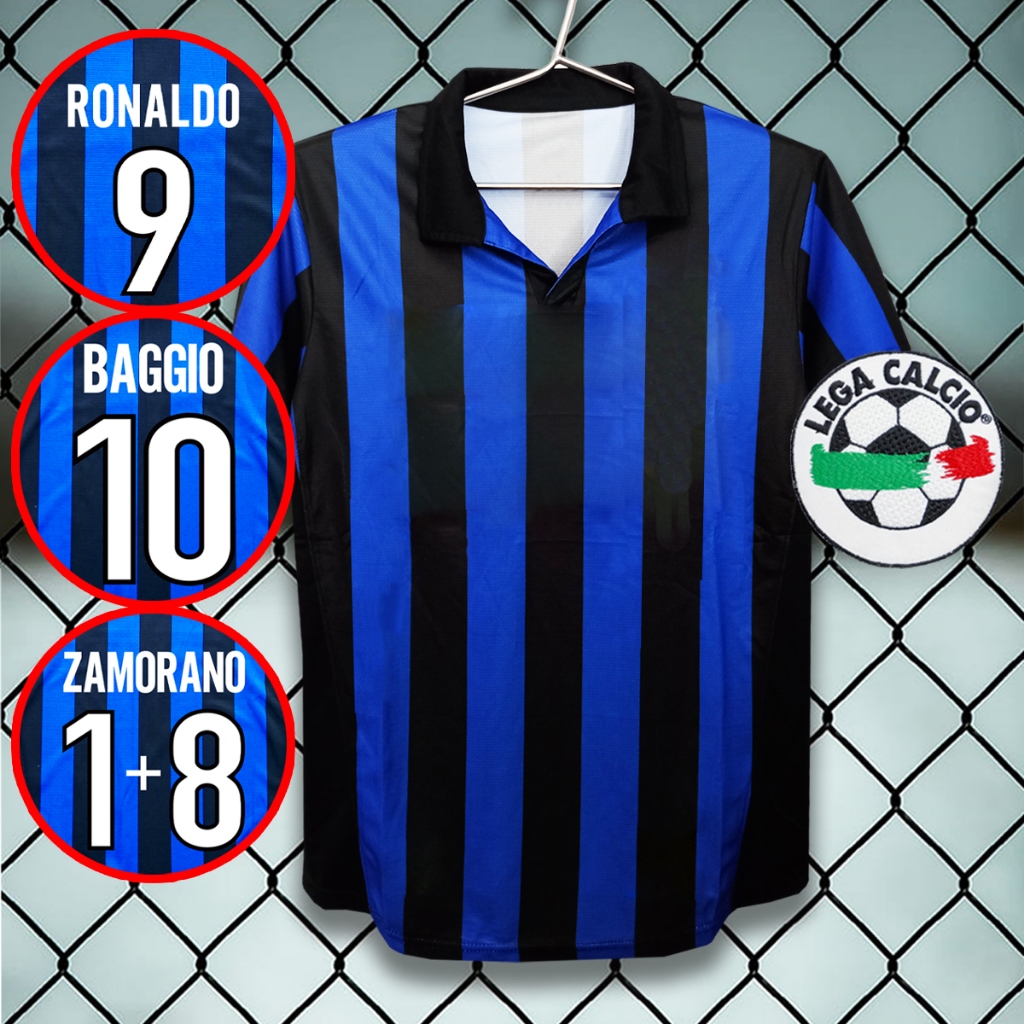 เสื้อบอลวินเทจทีม oินเตอร์ มิลาน Iหย้า ปี1998-99 ไซส์เอเชีย S-2XL #RT0087