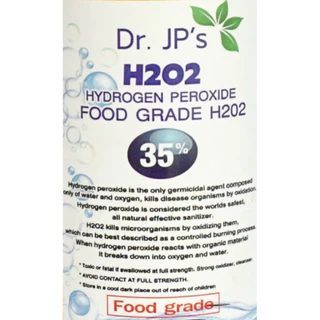 Hydrogen Peroxide H202 Food grade Dr.JP's 100ml.