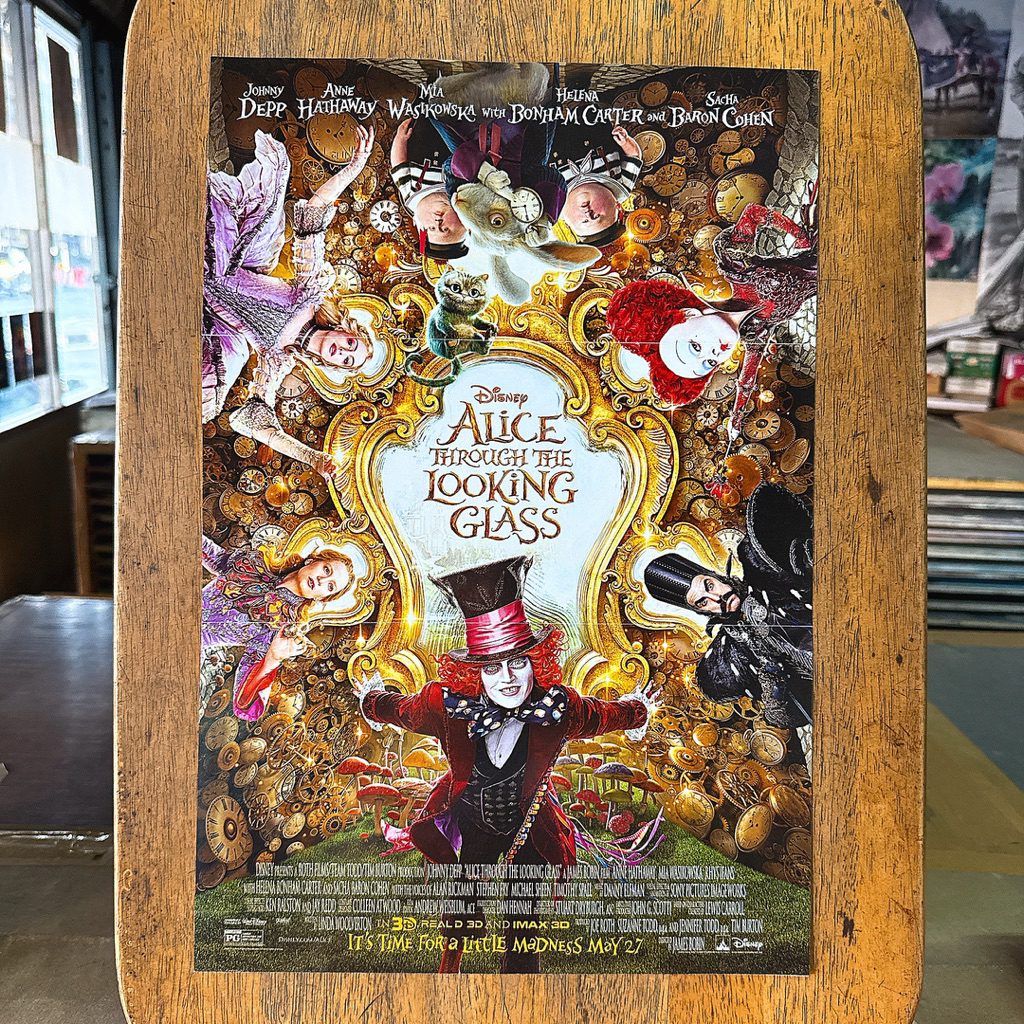 Alice in Wonderland : Alice Through The Looking Glass อลิซในดินแดนมหัศจรรย์ การ์ตูนดิสนีย์ Disney รูปติดผนัง โปสเตอร์