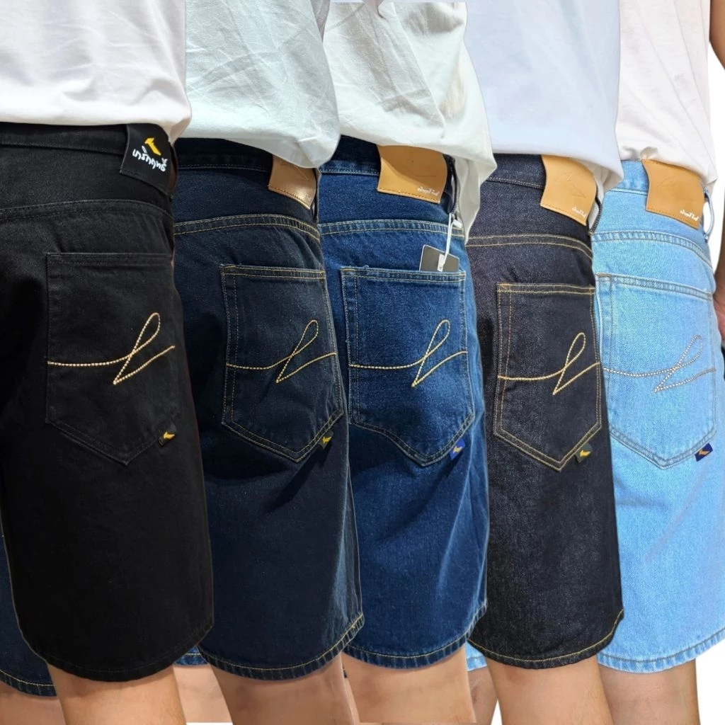 กางเกงยีนส์ขาสั้นชาย เกริกฤทธิ์ยีนส์ รุ่น K03 ผ้า 14Oz เป้าซิป thumbnail 9