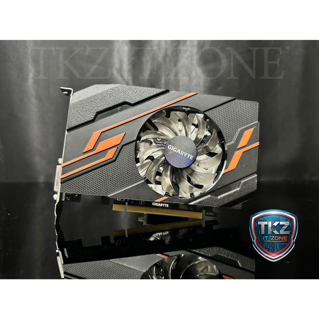 การ์ดจอ(graphic card) GIGABYTE GEFORCE GT 1030 2GB DDR5 มือสอง  (ไม่ต่อไฟเพิ่ม)