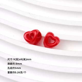 ลูกปัด โบว์ งานพรีเมี่ยม คระสี สีสันสดใส อุปกรณ์เสริมงานฝีมือ DIY สำหรับทำที่หร้อยกระเป๋า พวงกุญแจ