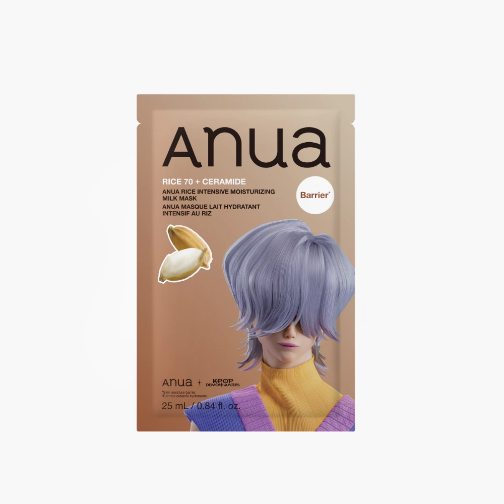 [สินค้าแถมฟรี ไม่มีจำหน่าย] [KPop Demon Hunters] Anua Rice Moisturizing Milk Mask 1 แผ่น thumbnail 4