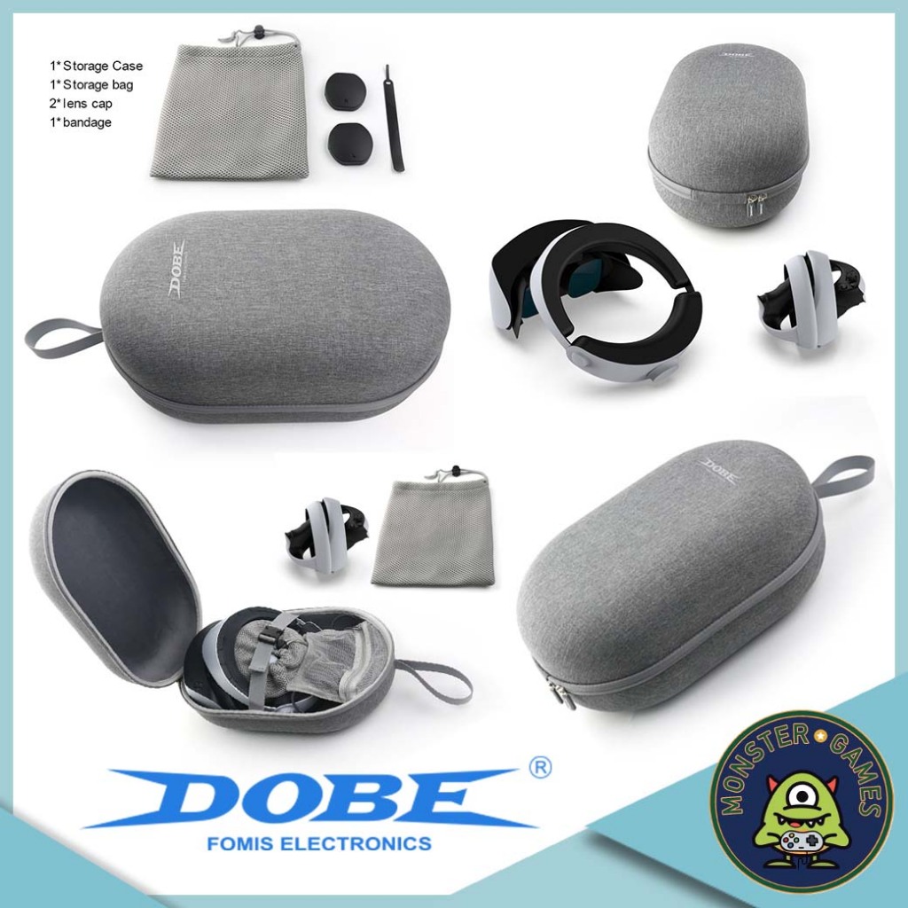 กระเป๋า VR2 PS5 Storage Case Dobe (กระเป๋าVR2)(VR2Bag)(อุปกรณ์เสริม Ps5 VR2)(Dobe VR2 Bag)(TP5-2521)