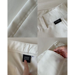 Hyde - Barrel 2.0 กางเกงผ้าลินินไม่ยับ ทรงบาเรลเอวสูง โกงส่วนสูง เก็บพุง ใส่แล้วขายาว (Linen Barrel Pants)