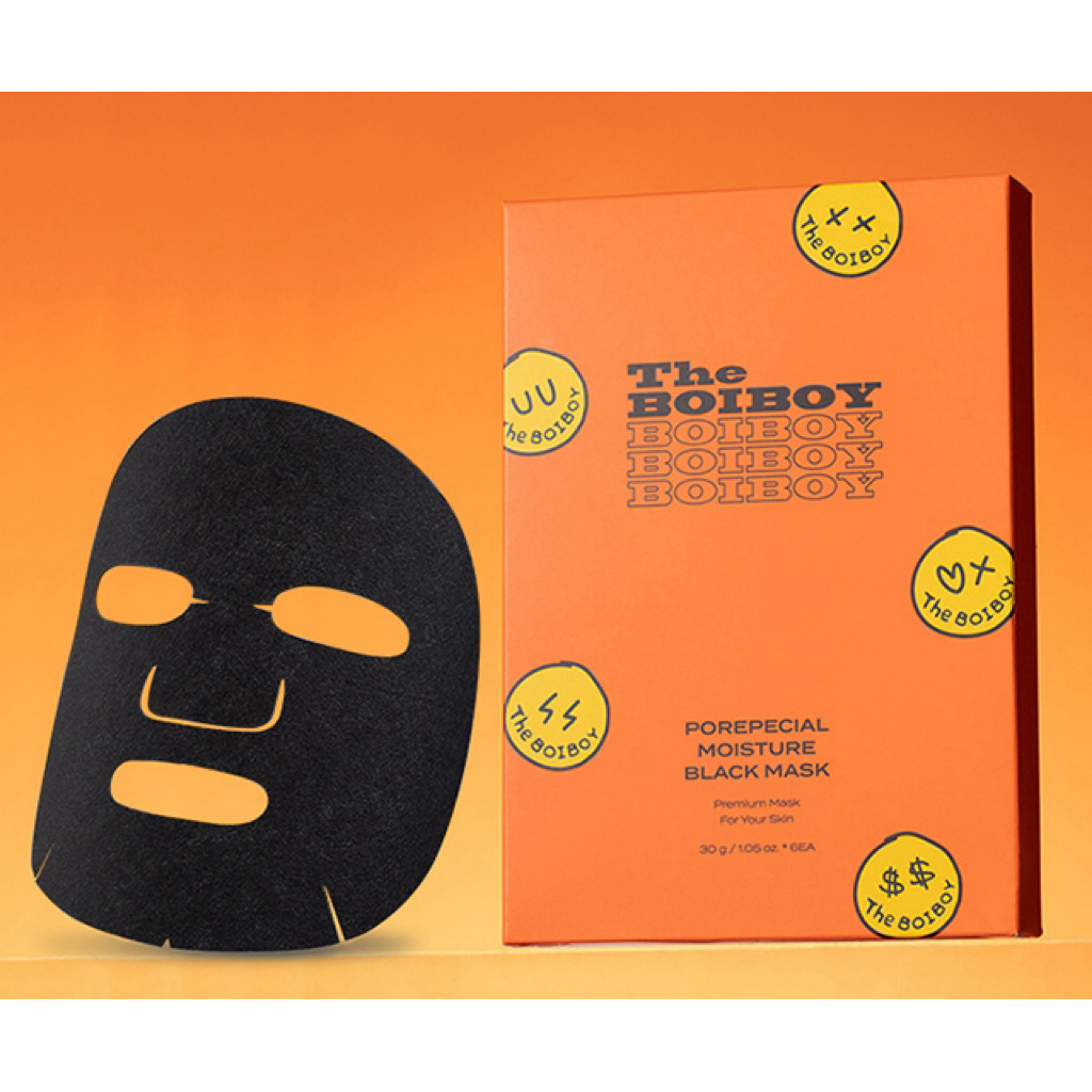 THE BOI BOY Porepecial Moisture Black Mask 30mlแผ่นมาร์คหน้า (1 แผ่น)