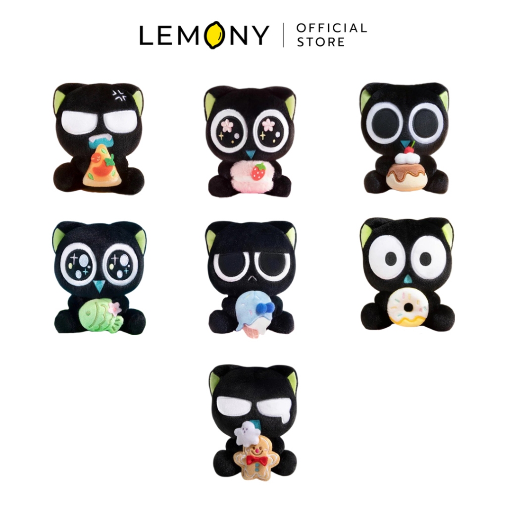 LEMONY กล่องจุ่มพวงกุญแจตุ๊กตา Luo Xiaohei ซีรีส์ Hug