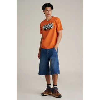 Mc JEANS (แม็คยีนส์) เสื้อยืดผู้ชาย เสื้อยืดแขนสั้น ทรงเรกูลาร์ Regular Fit T-Shirt มีให้เลือก 2 สี MTSZD62