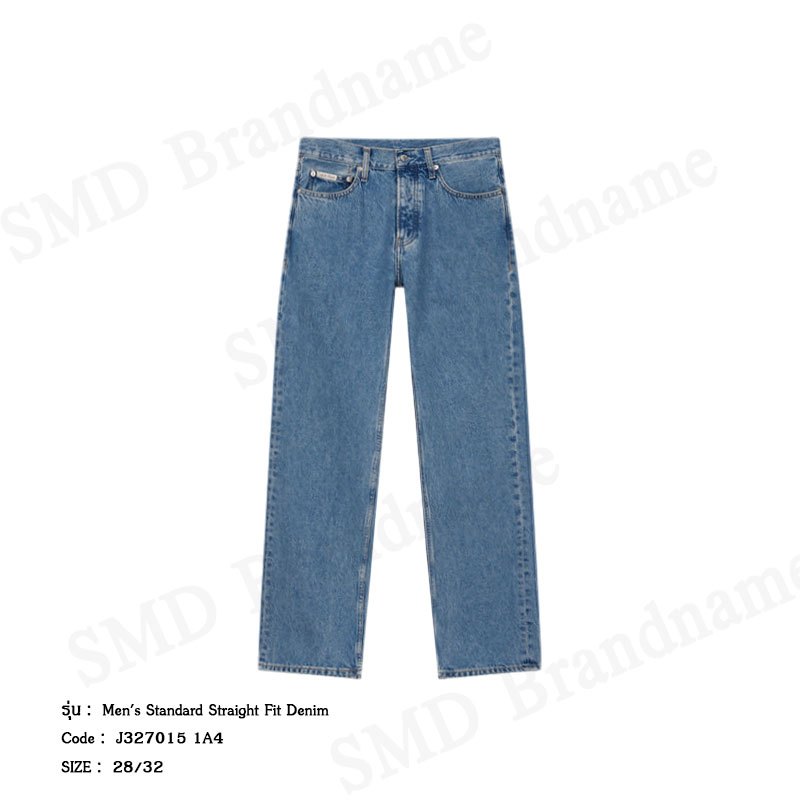 Calvin Klein Jeans กางเกงยีนส์ผู้ชาย รุ่น Men's Standard Straight Fit Denim Code: J327015 1A4