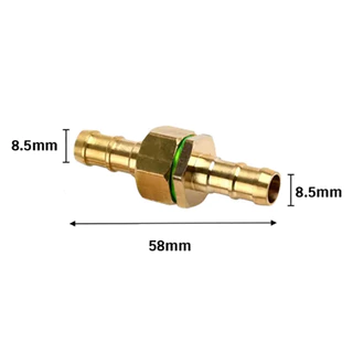 ข้อต่อสายพ่นยา 8.5mm พร้อมปลอกทองเหลืองแท้ จำนวน 5/10 ชุด ใช้กับสายพ่นยา