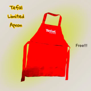 สินค้าสมนาคุณ ผ้ากันเปื้อนโพลีเอสเทอร์ Tefal Limited สีแดง