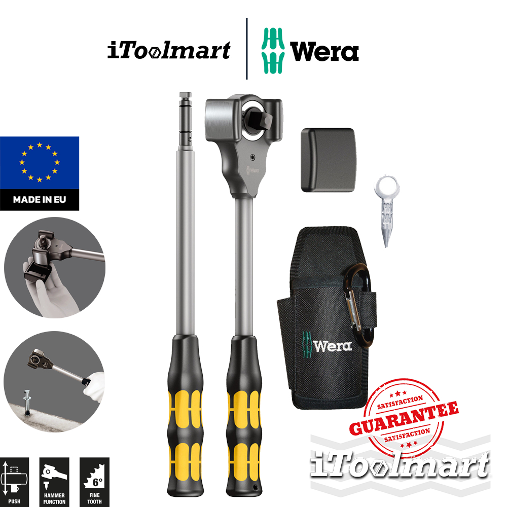 WERA ชุดด้ามฟรี 8002 C Koloss All Inclusive Set Koloss 05133862001 ทุบแบบค้อนได้