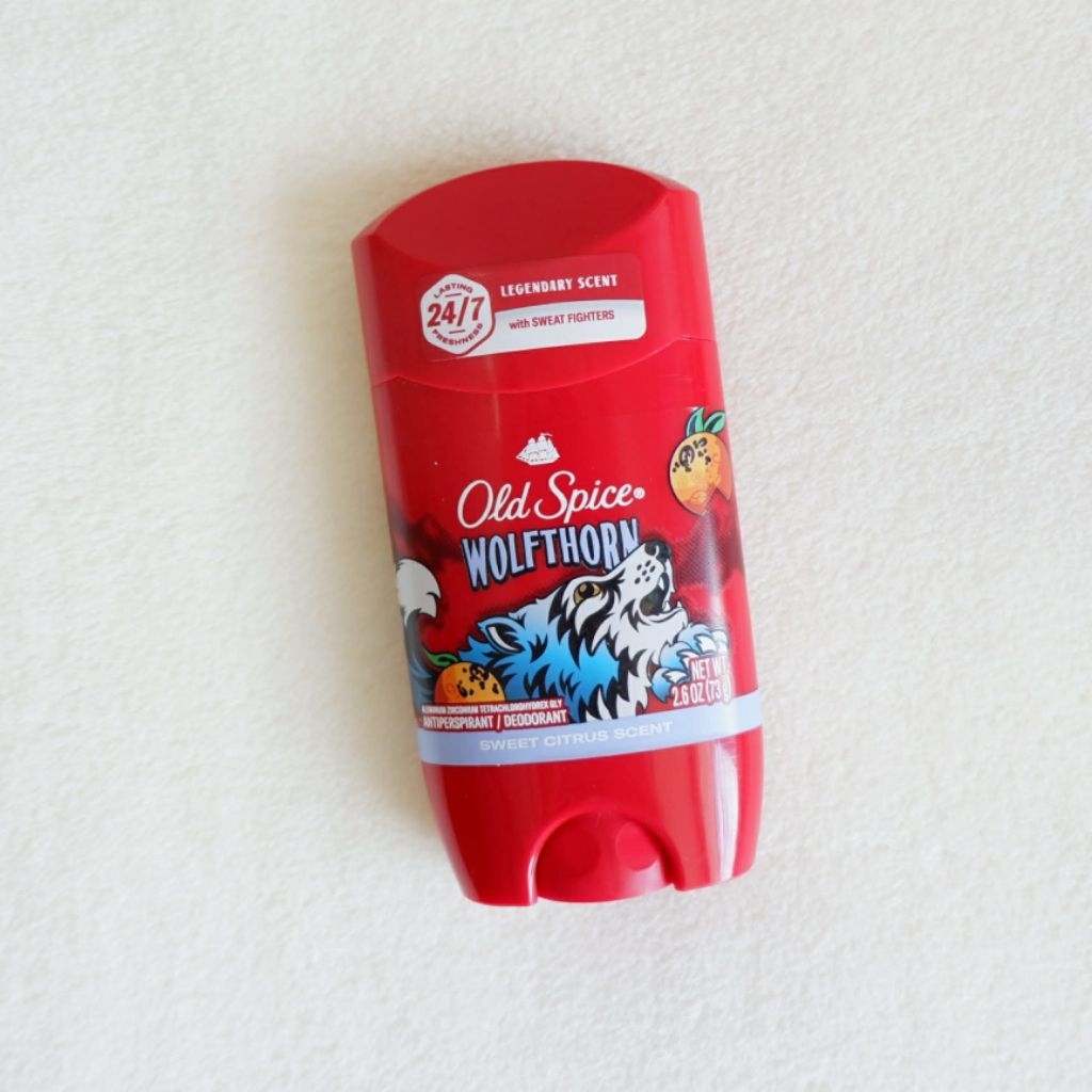 Old Spice โอลด์สไปซ์ วูล์ฟธอร์น สติ๊ก ระงับกลิ่นกาย ติดทน ไม่มีคราบ 73 กรัม Old Spice Invisible Stic