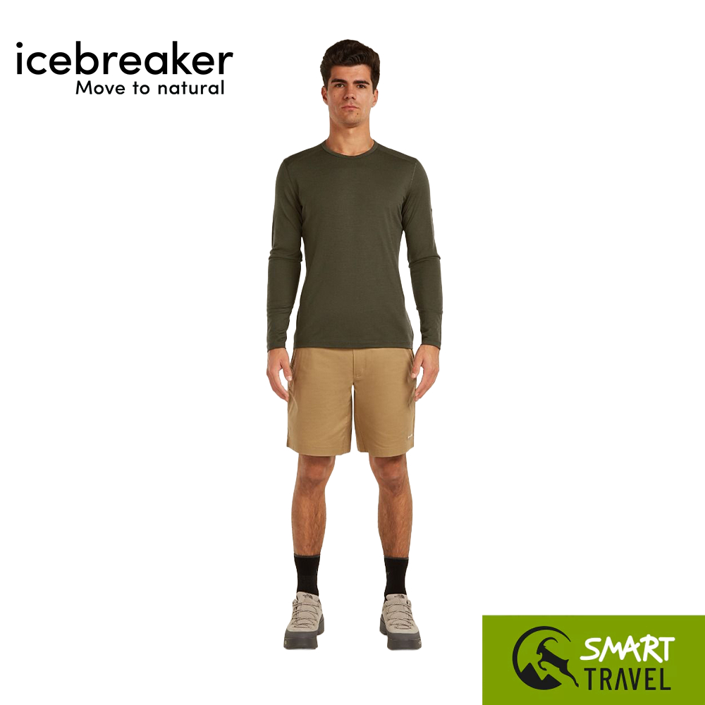 ICEBREAKER MEN’S 200 OASIS LS CREWE – DK LODEN เสื้อยืดผู้ชาย ราคา ถูกที่สุด ดีลบีเคเค แกลเลอรีภาพที่ 3