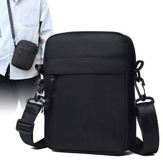 กระเป๋าสะพายผ้าใบ สำหรับผู้หญิง มีหลายช่อง  ขนาด 17×7×12cm