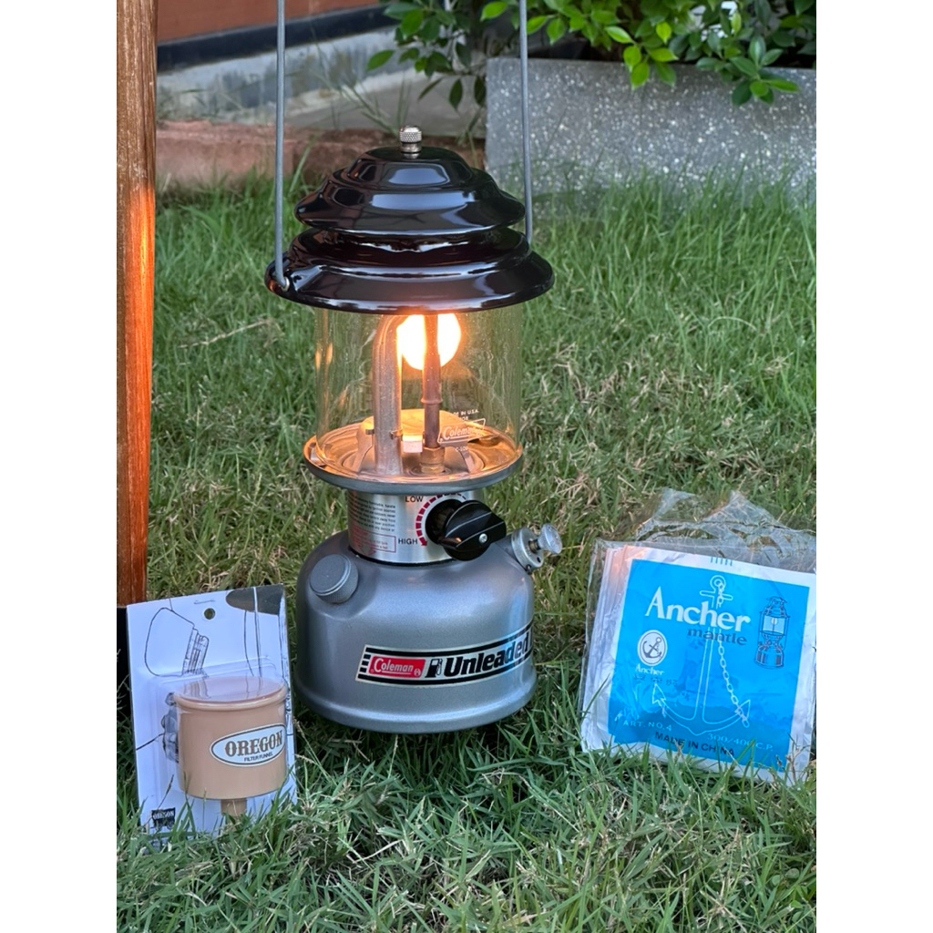 🚀พร้อมส่ง🔥รุ่นเก่าเลิกผลิต🔥ตะเกียง Coleman LANTERN  282 ONE MANTLE(มือสอง) แถมใส้+กรวย