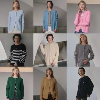(Pre เทาเข้ม,เหลือง S-L15-20วัน) Bemingtop643(S-XL) - BMG Knit Cardigan (โพส2)