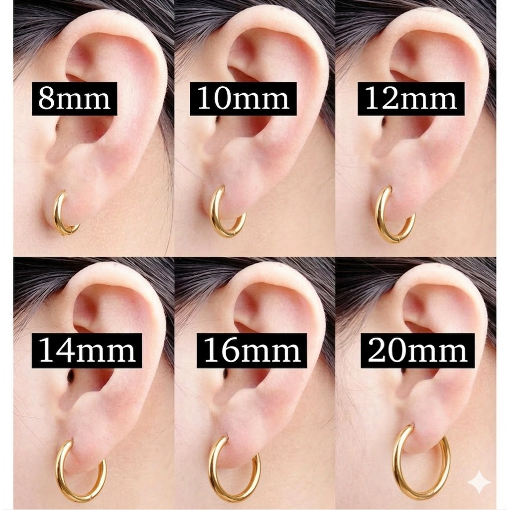 จิวสแตนเลส หนา 2.5 mm สีไม่ลอกไม่ดำ ราคา 1 คู่
