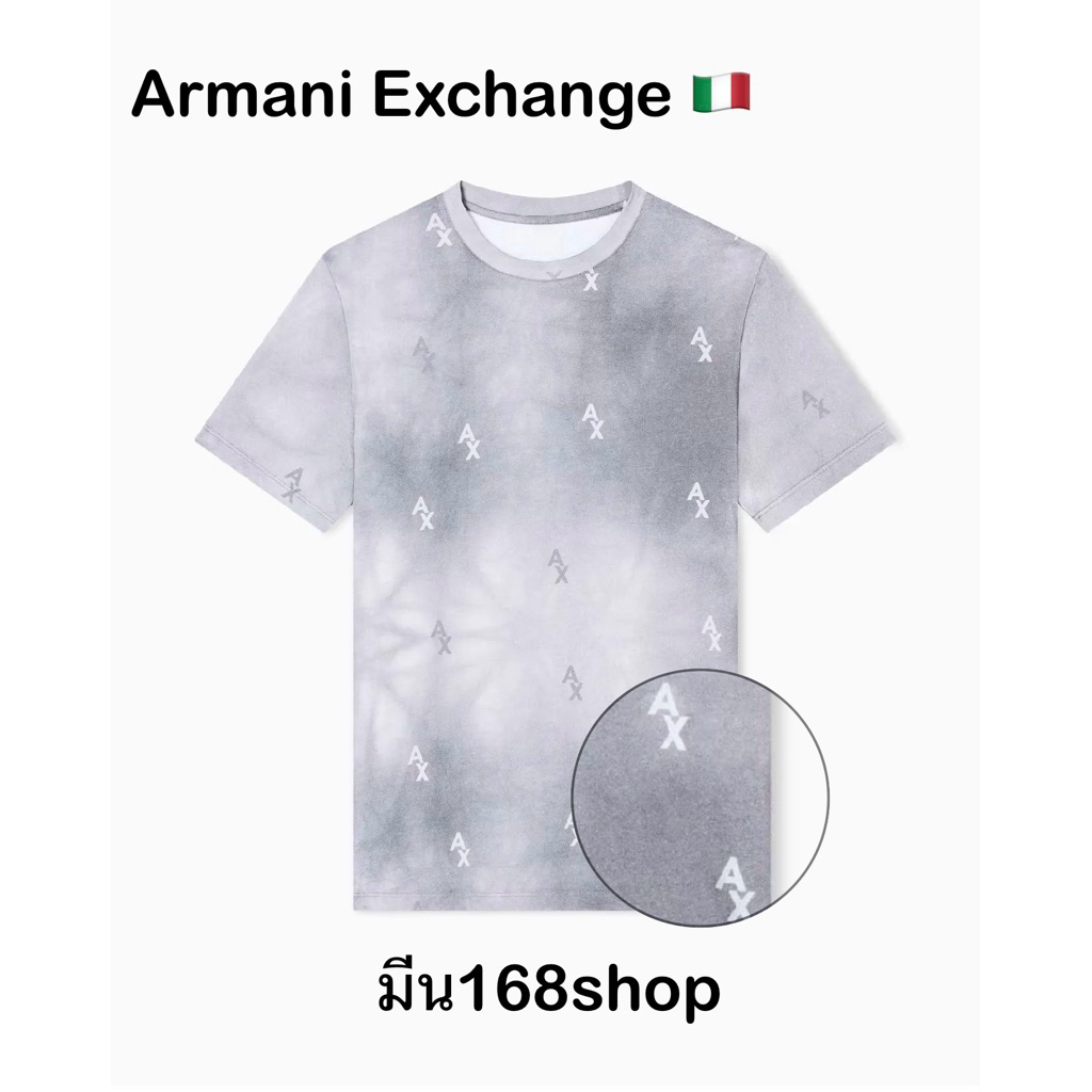 Armani Exchange Exchange A/X อามานี 🇮🇹 สีเทาบุหรี่ อก44 Size : S สวยแน่นอนครับตัวนี้ งานแท้💯 ราคาsho
