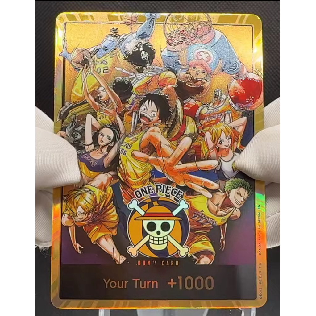 [Pre-Order][One piece TCG][DIY][Custom] การ์ดคัสตอม One piece ชุดพิเศษรวมบาสเก็ตบอล V2