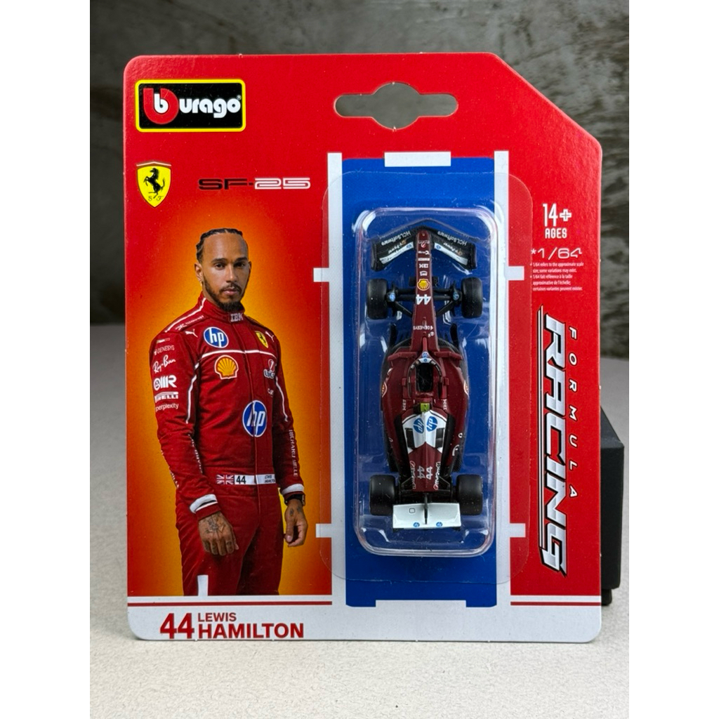▫️F1 Series Ferrari SF25 Scale 1:64 ยี่ห้อ Burago