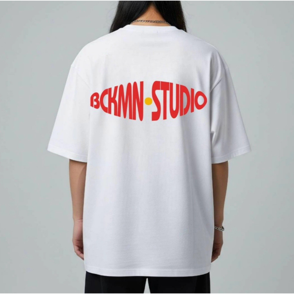 OVERSIZE WARP LOGO TEE (Limited) BCKMN STUDIO