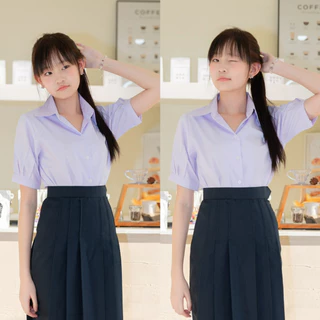 เสื้อนักเรียน เสื้อมอปลาย เสื้อนักเรียนหญิง Sz.36-50