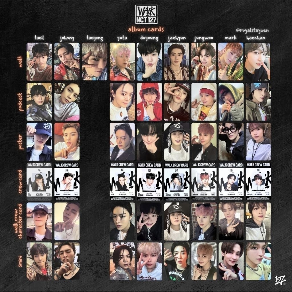 [NCT 127] : Walk, Podcast, Poster 💯